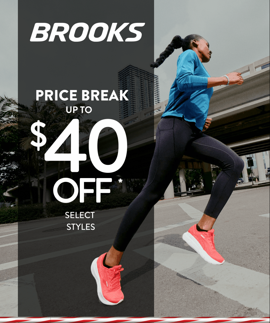 Save up to $40 off select Brooks + $15 off the Asics Gel Nimbus 27. 
