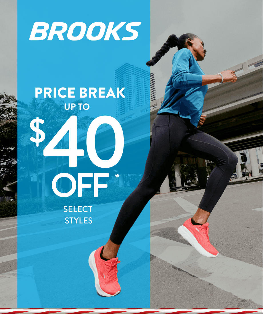 Save up to $40 off select Brooks + $15 off the Asics Gel Nimbus 27. 