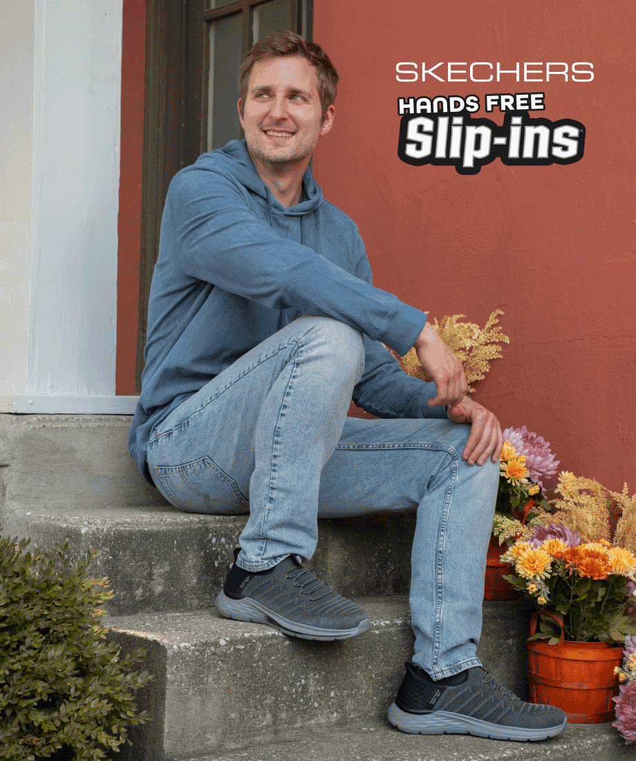 Slip into comfort with Skechers Slip-Ins. 
